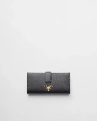 Cartera grande de piel Saffiano