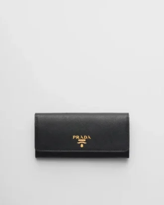 Cartera grande de piel Saffiano
