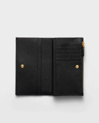 Cartera grande de piel Saffiano