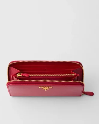 Cartera grande de piel Saffiano