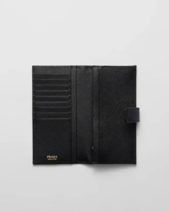 Cartera grande de piel Saffiano