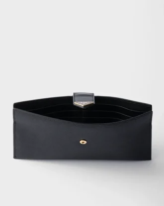 Cartera grande de piel Saffiano
