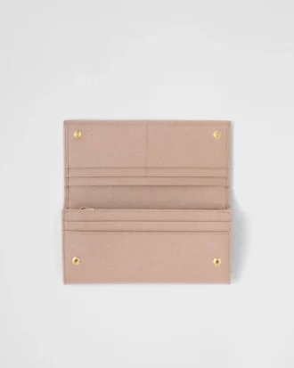Cartera grande de piel Saffiano