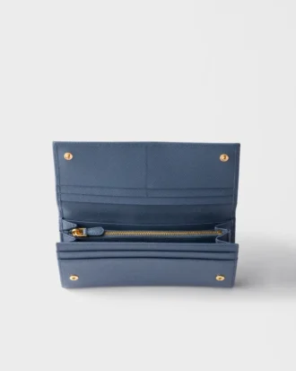 Cartera grande de piel Saffiano