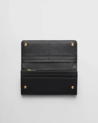 Cartera grande de piel Saffiano