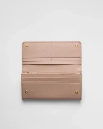 Cartera grande de piel Saffiano