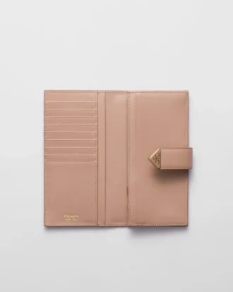 Cartera grande de piel Saffiano y lisa Cartera grande de piel Saffiano y lisa