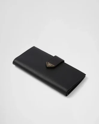 Cartera grande de piel Saffiano y lisa Cartera grande de piel Saffiano y lisa
