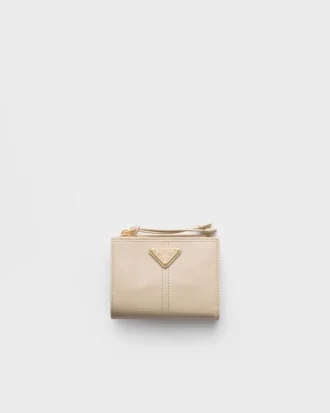 Cartera pequeña de piel