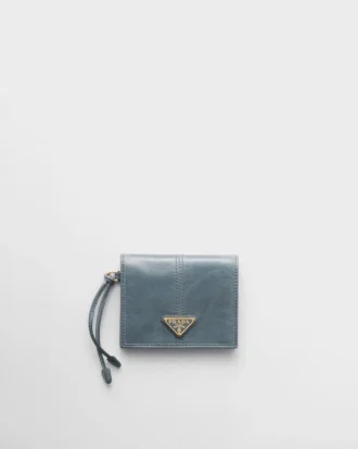 Cartera pequeña de piel