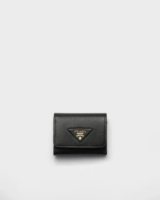 Cartera pequeña de piel