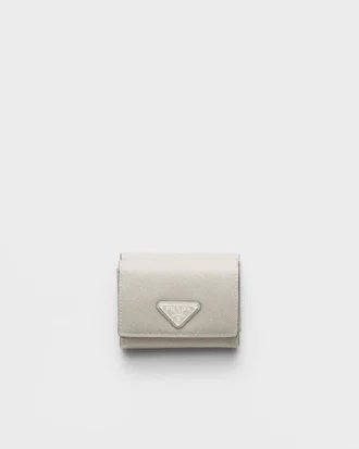 Cartera pequeña de piel Saffiano