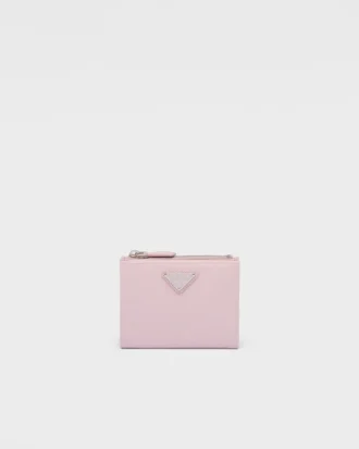 Cartera pequeña de piel Saffiano