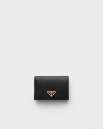 Cartera pequeña de piel Saffiano