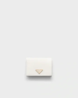 Cartera pequeña de piel Saffiano