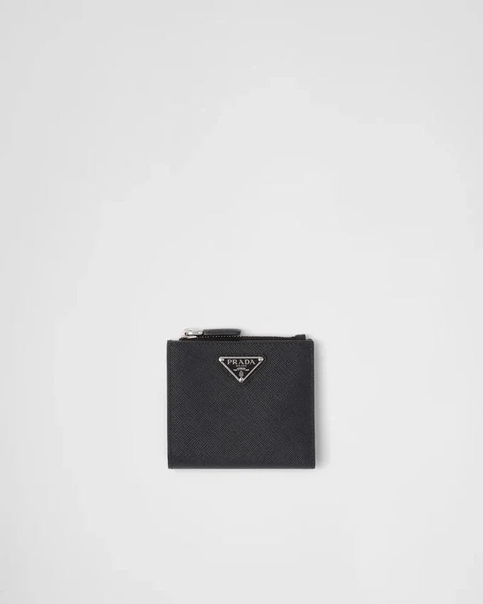 Cartera pequeña de piel Saffiano Cartera pequeña de piel Saffiano