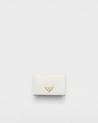 Cartera pequeña de piel Saffiano