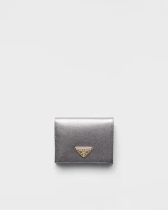 Cartera pequeña de piel Saffiano