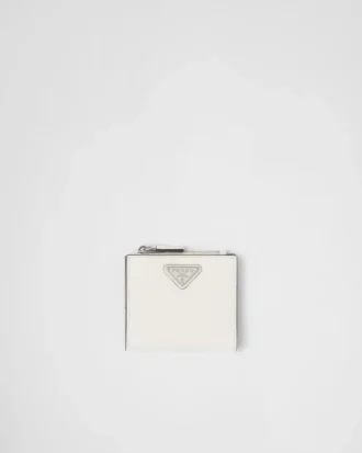 Cartera pequeña de piel Saffiano