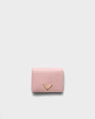 Cartera pequeña de piel Saffiano