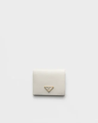 Cartera pequeña de piel Saffiano