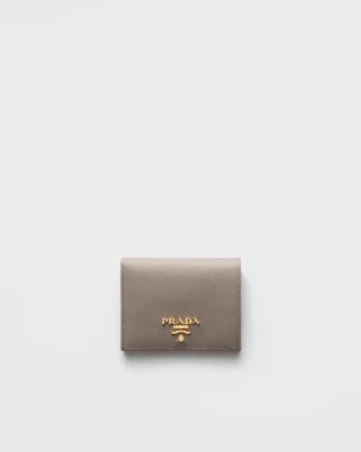 Cartera pequeña de piel Saffiano