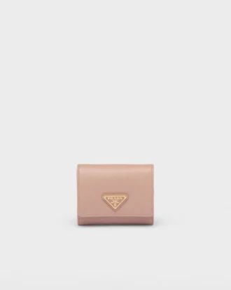 Cartera pequeña de piel Saffiano