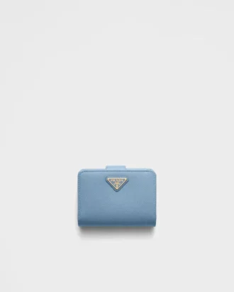 Cartera pequeña de piel Saffiano