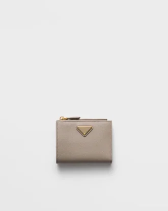 Cartera pequeña de piel Saffiano