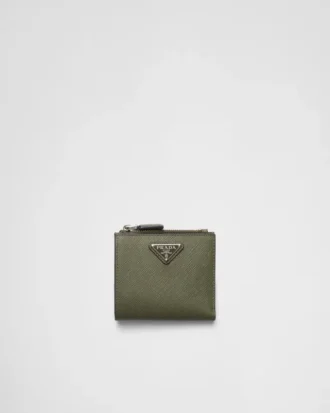 Cartera pequeña de piel Saffiano