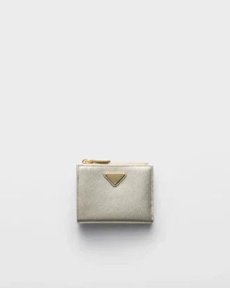 Cartera pequeña de piel Saffiano