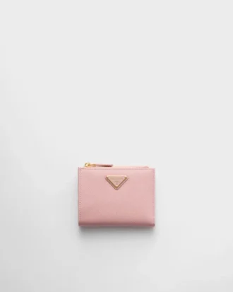 Cartera pequeña de piel Saffiano