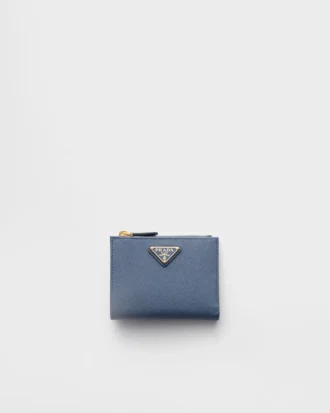 Cartera pequeña de piel Saffiano