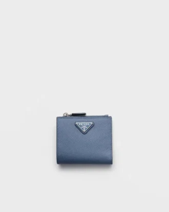 Cartera pequeña de piel Saffiano