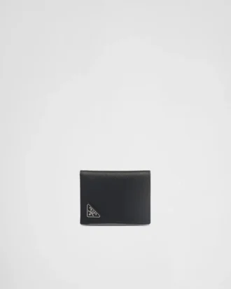 Cartera pequeña de piel Saffiano