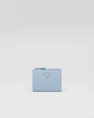 Cartera pequeña de piel Saffiano