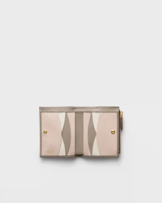 Cartera pequeña de piel Saffiano