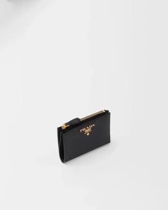 Cartera pequeña de piel Saffiano