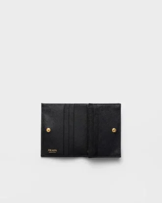 Cartera pequeña de piel Saffiano
