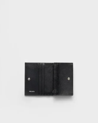 Cartera pequeña de piel Saffiano