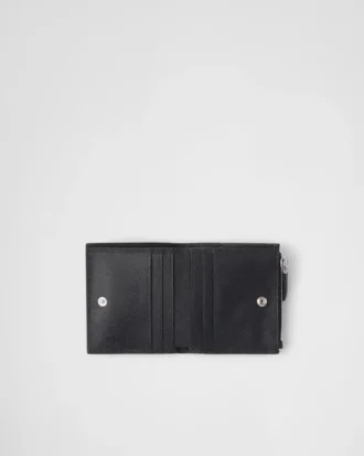 Cartera pequeña de piel Saffiano