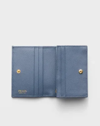 Cartera pequeña de piel Saffiano