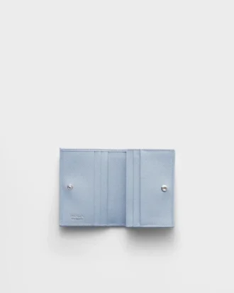 Cartera pequeña de piel Saffiano