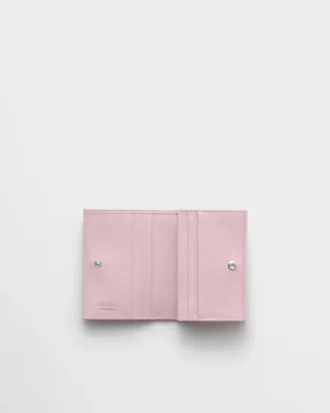 Cartera pequeña de piel Saffiano