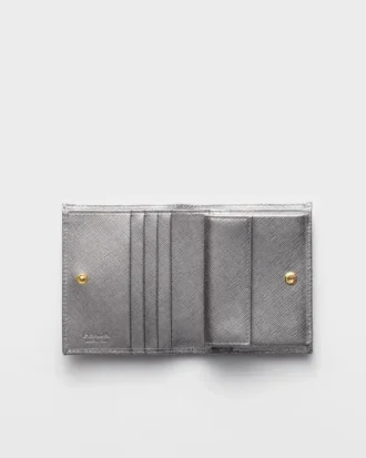 Cartera pequeña de piel Saffiano