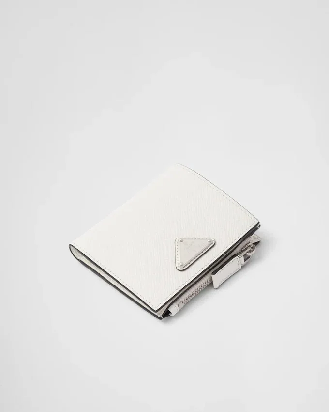 Cartera pequeña de piel Saffiano Cartera pequeña de piel Saffiano