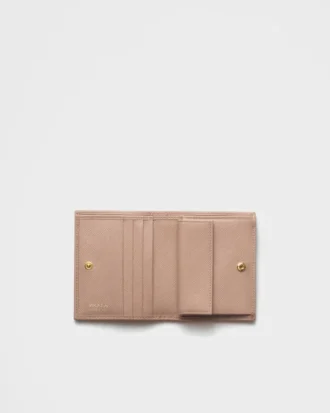 Cartera pequeña de piel Saffiano