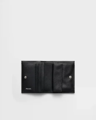Cartera pequeña de piel Saffiano