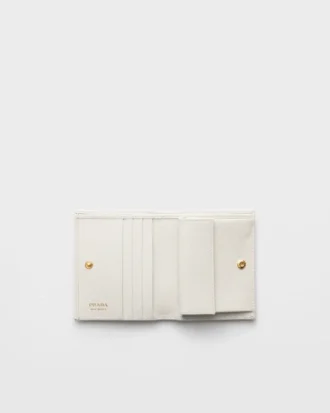 Cartera pequeña de piel Saffiano
