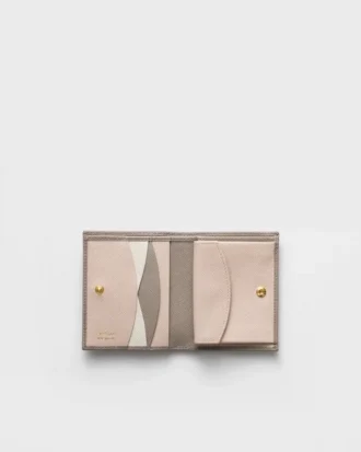 Cartera pequeña de piel Saffiano